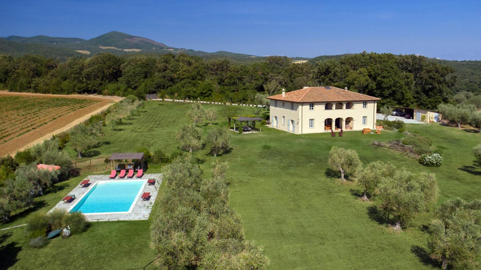 Villa Il Meluccio 12&2, Emma Villas Castellina Marittima Kültér fotó