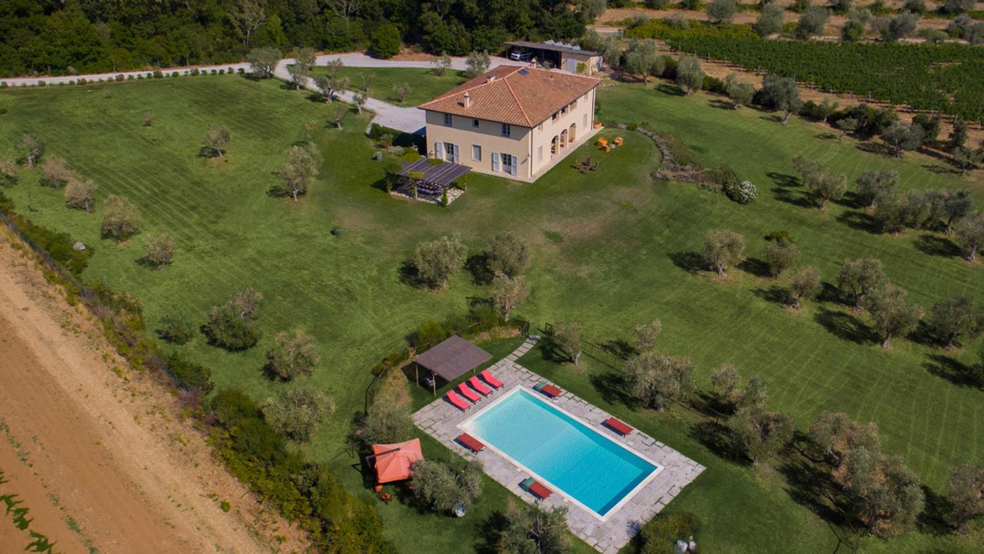 Villa Il Meluccio 12&2, Emma Villas Castellina Marittima Kültér fotó